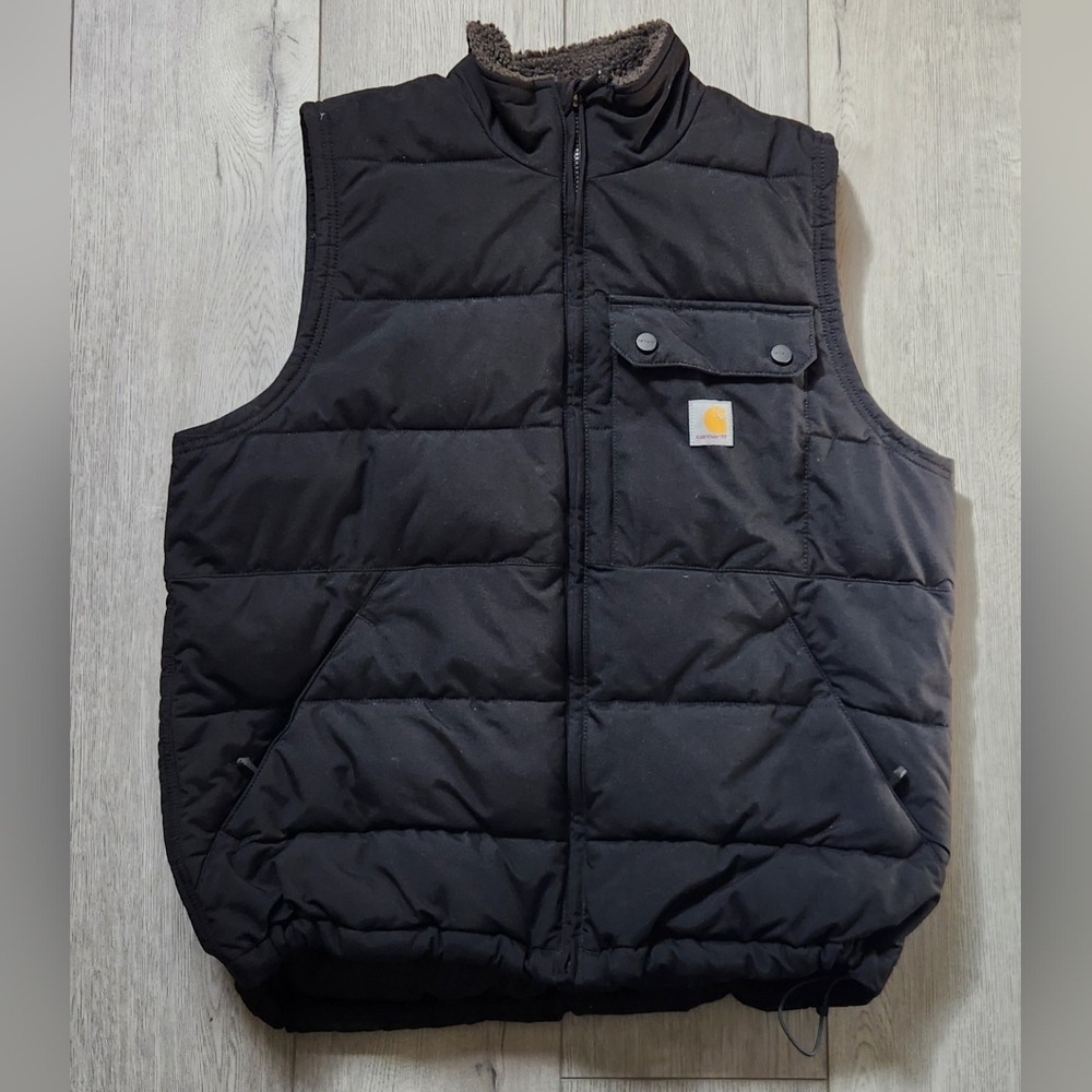 Carhartt Men's Rain Defender Relaxed Fit Montana Insulated Vest Size Medium